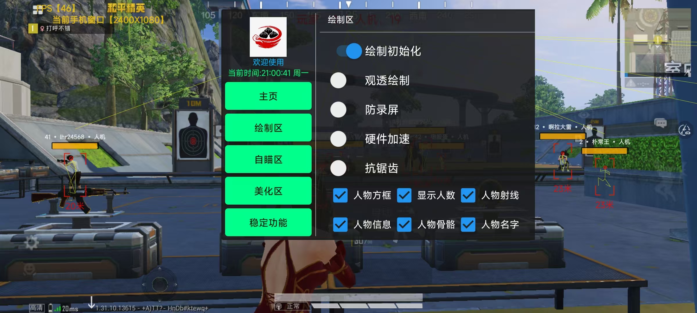 和平精英辅助【飞鸟】